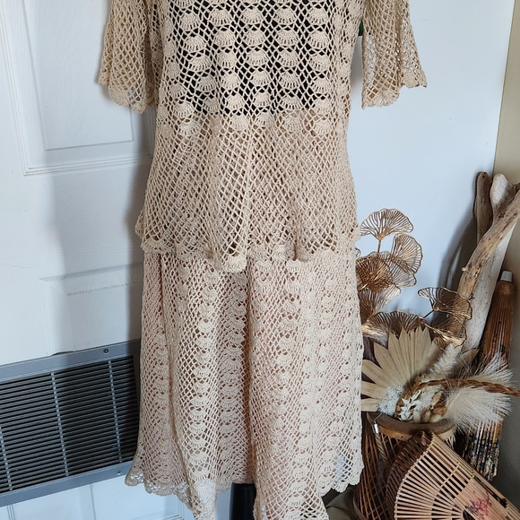 Vintage 50s 60s crochet two-piece set - Picture 2 of 7